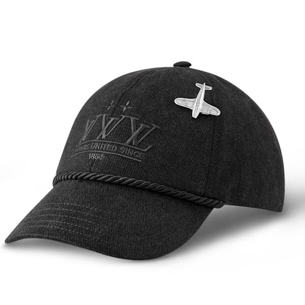 お早めに★【飛行機のブローチがアクセント♪】ルイヴィトン★キャップ 偽物 LV プレーン M5012M