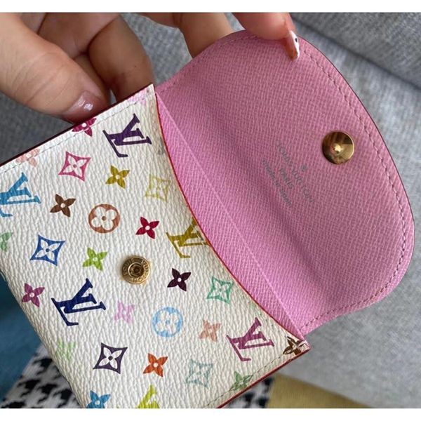 完売前に新作を先取りルイヴィトン 村上隆 コラボ☆LV × TM パチモン ポルトモネ・ロザリ 財布 M13399