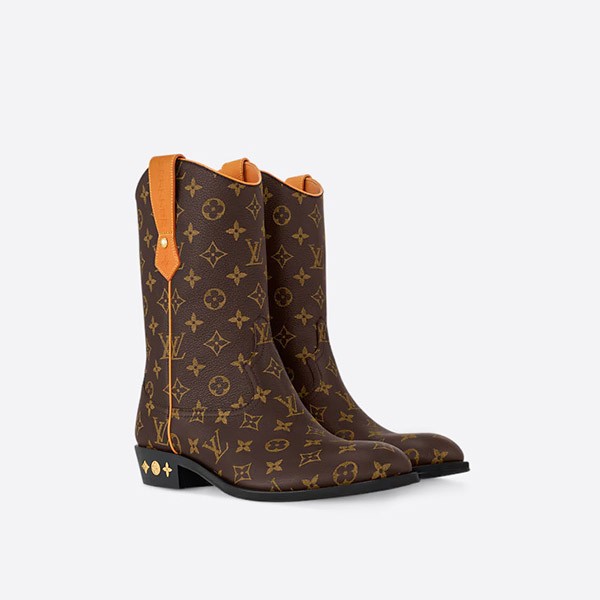 ルイヴィトン 人気【 LV ライダー ライン カウボーイブーツ 偽物】1AHAF7