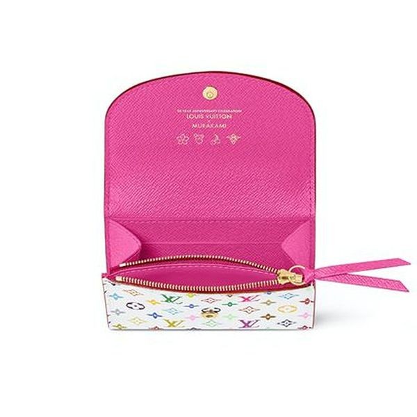 完売前に新作を先取りルイヴィトン 村上隆 コラボ☆LV × TM パチモン ポルトモネ・ロザリ 財布 M13399