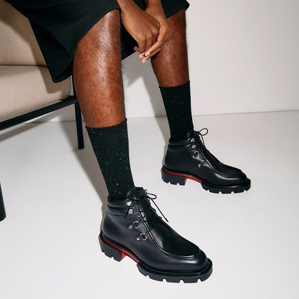 ルブタン Our Pabelito Boot ブーツ 偽物 ブラック 3240502BK01