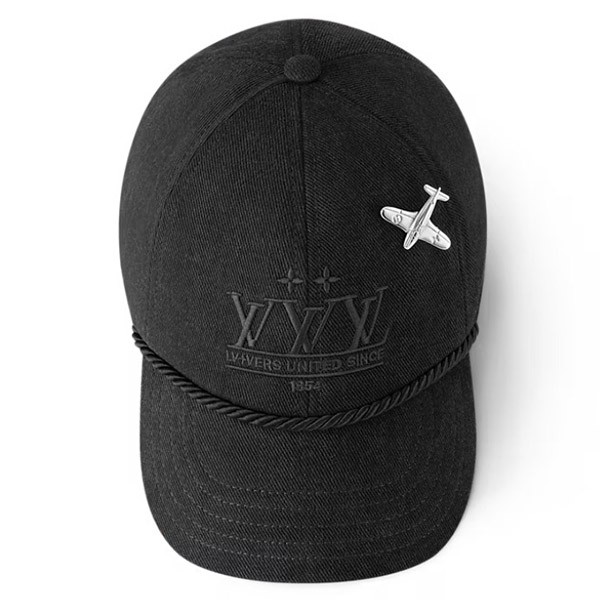 お早めに★【飛行機のブローチがアクセント♪】ルイヴィトン★キャップ 偽物 LV プレーン M5012M
