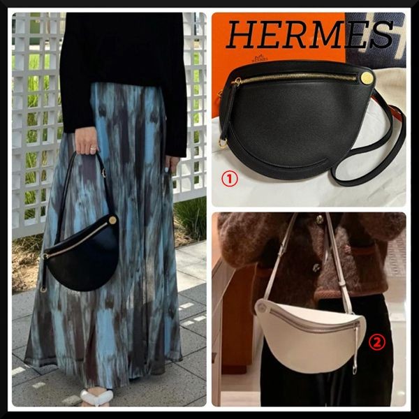 エルメス Sac Petite Course 偽物 レザーショルダーバッグH084847CC
