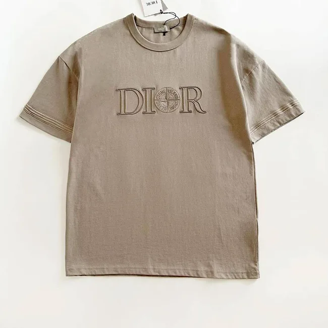 すぐ届くディオール ストーンアイランド クルーネック Tシャツ 493J638B0554