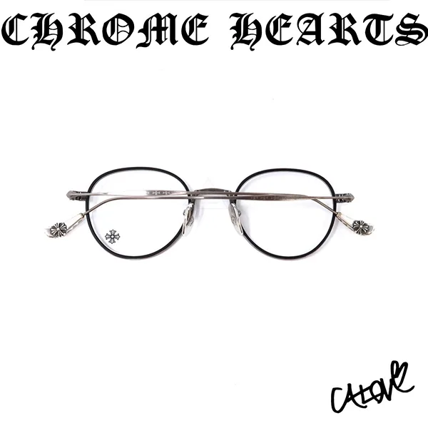 ＋クロムハーツ コピー＋【BONE PRONE】◆CHプラス メタルフレーム眼鏡 25022215