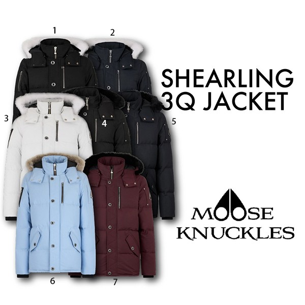 ムースナックルズ スーパーコピー★3Q JACKET ダウンジャケット 7色 mk00002