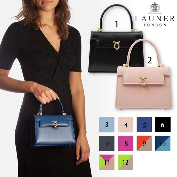 英国王室御用達【LAUNER 偽物】JUDI ミニ ハンドバッグ 全色 lu00003