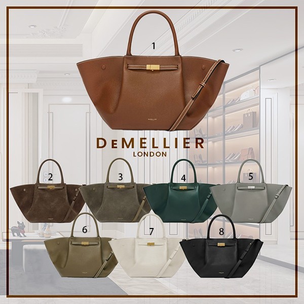 海外セレブ愛用 DEMELLIER 偽物 The Midi New York トートバッグ 8色 de654442