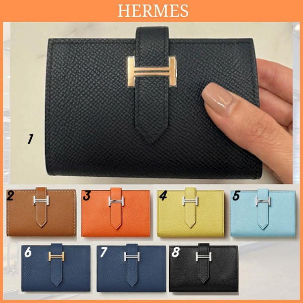 国内完売★【センスが光る】エルメス ベアンミニ財布 偽物 H039796CC89