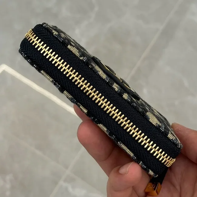 ディオール ジップコインケース ブルー  n級品 S2155UTZQ_M928