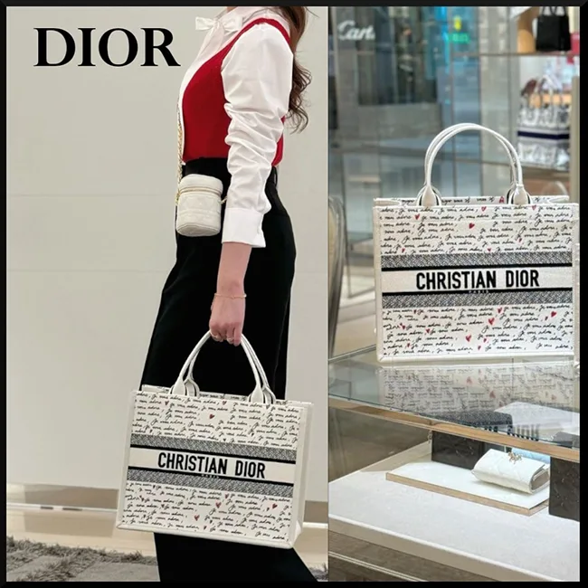 新作限定ディオール Book Tote バッグ n級品 ミディアム M1324CZBX_M933