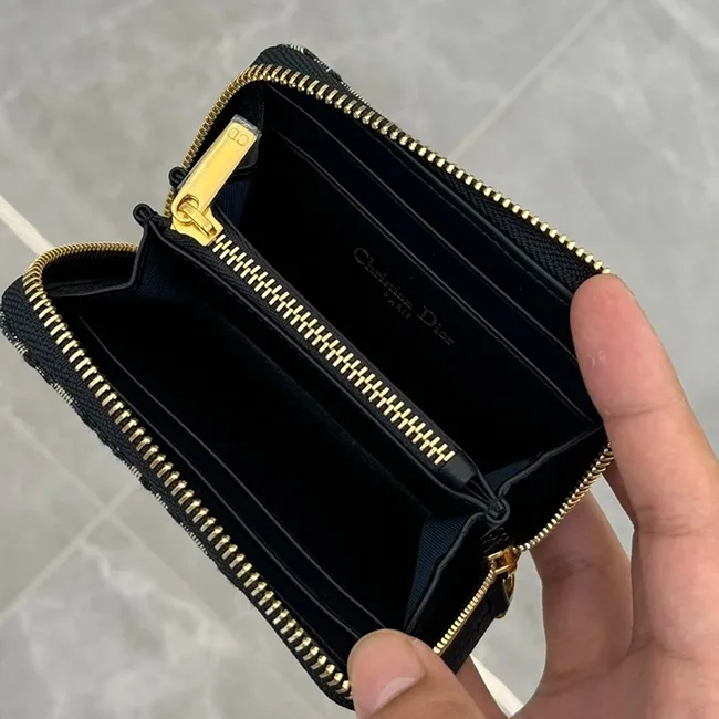 ディオール ジップコインケース ブルー  n級品 S2155UTZQ_M928