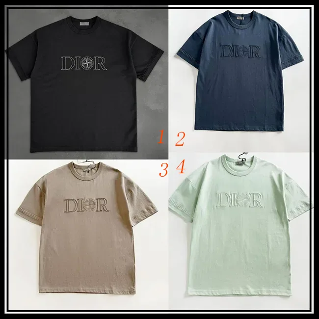 すぐ届くディオール ストーンアイランド クルーネック Tシャツ 493J638B0554
