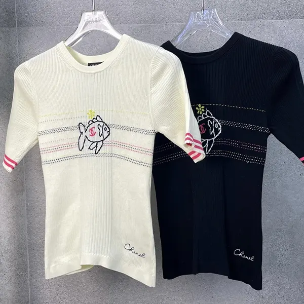 高品質シャネル Tシャツ n級品 コットン P78698-K11361-NACJA