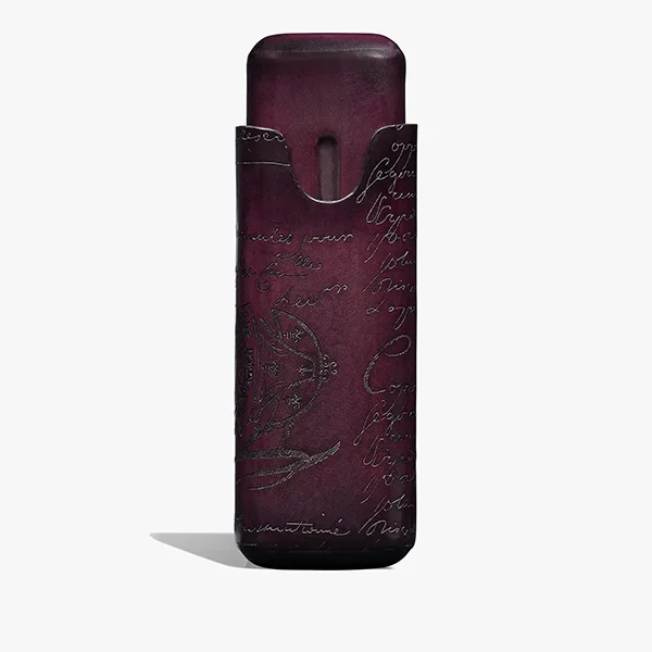 ベルルッティ スクリット レザー2シガーケース コピー GRAPES お洒落メンズに