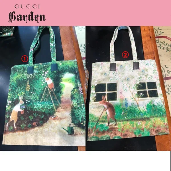 グッチ ガーデン 偽物 コラボ トートバックcanvas Menagerie 25329