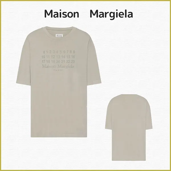 7日間返品返金保障メゾン マルジェラ ナンバリングロゴ Tシャツ 偽物 S50GC0716S24567801