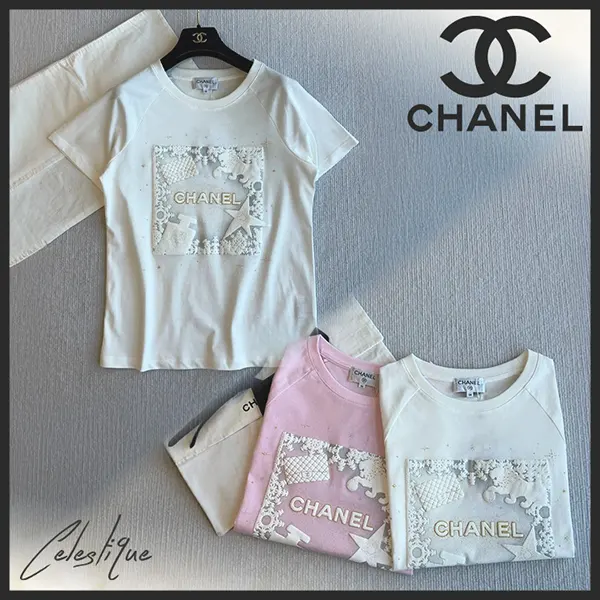 シャネル ロゴTシャツ スーパーコピー 半袖 w25031303