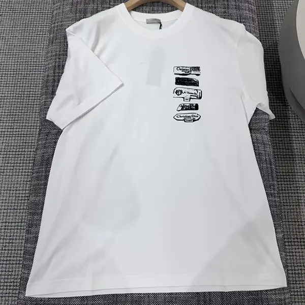 2025人気ブランドディオール Archives Labels コットン Tシャツ コピー 513J696A0677