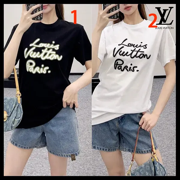 お洒落◆ルイヴィトン グローシグネチャー Tシャツ コピー 1AHK90