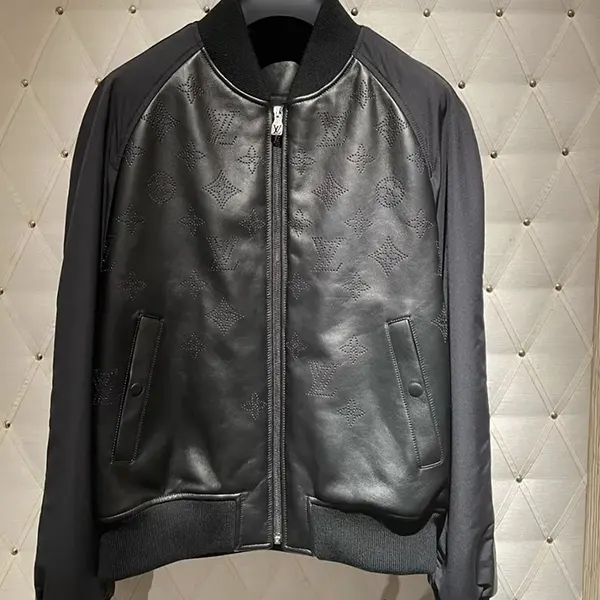 入手困難品！ルイヴィトン レザーウールジャケット コピー 1AGTJO
