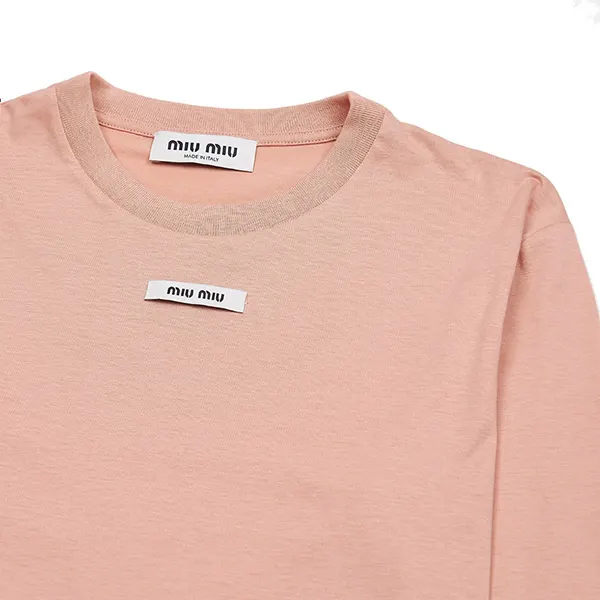 ミュウミュウ コットン Tシャツ 激安 MJL963 1YXU F0236