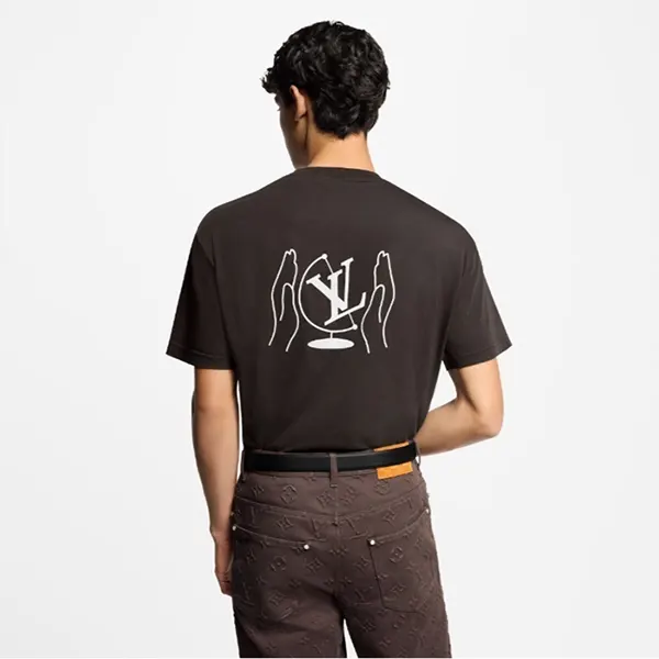 注目商品!ルイヴィトン ウォッシュド プリンテッド Tシャツ 1AHCL9