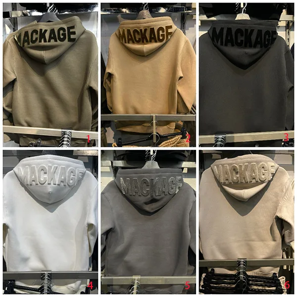 世界中で大人気大人気 マッカージュ 偽物 Krys-R Hoodie パーカー ベルベットロゴ入り 6色 mk65525