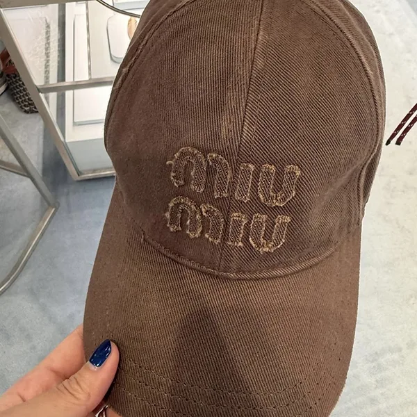 大特価★ミュウミュウ デニム キャップ 偽物 ヴィンテージ風 miu25431