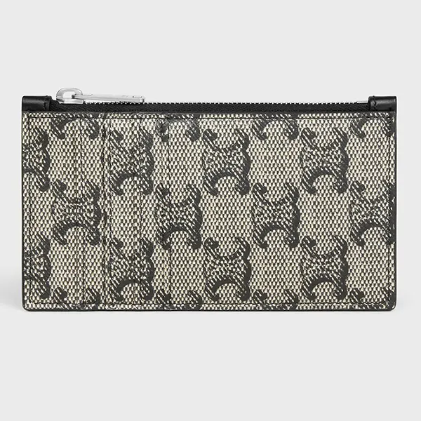 先取り！セリーヌ ジップ付きカードホルダー 偽物 10B682GC3