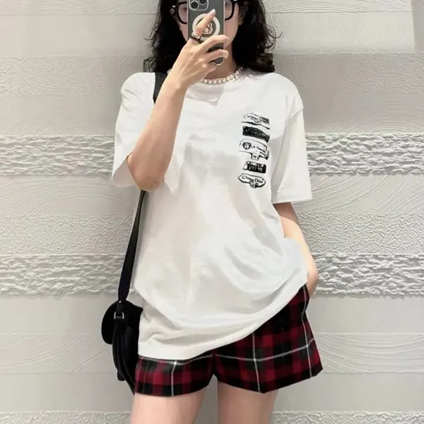 2025人気ブランドディオール Archives Labels コットン Tシャツ コピー 513J696A0677