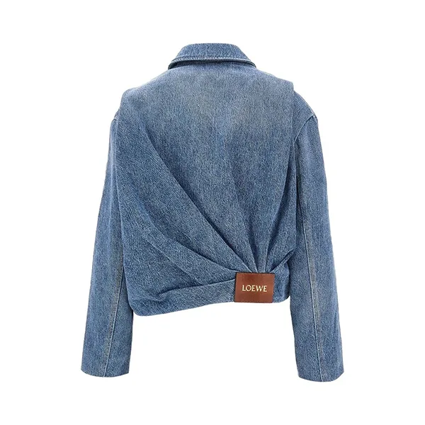ロエベ Draped デニムジャケット スーパーコピー☆low25431