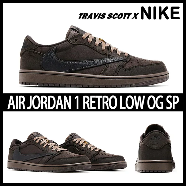 ナイキ Travis Scott エアジョーダン1 偽物 トラヴィススコット ジョーダンワン DM7866-202