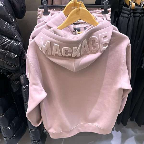 世界中で大人気大人気 マッカージュ 偽物 Krys-R Hoodie パーカー ベルベットロゴ入り 6色 mk65525