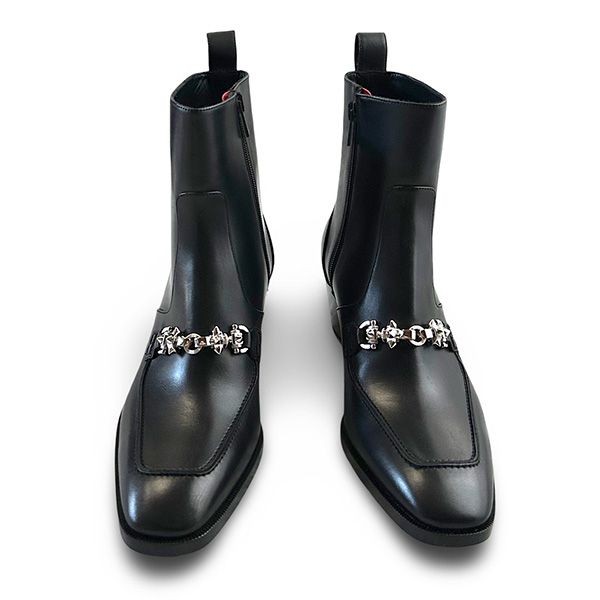 国内入手困難★クリスチャン ルブタン MAYERSWING FLAT CALF ブーツ 偽物 cl25310