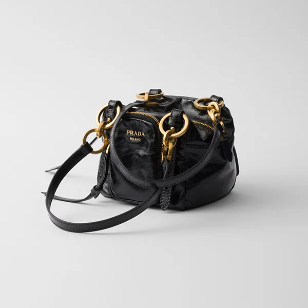 完売人気プラダ 並行輸入品 Dangle レザー トップハンドル ミニバッグ 3色 pld3251155