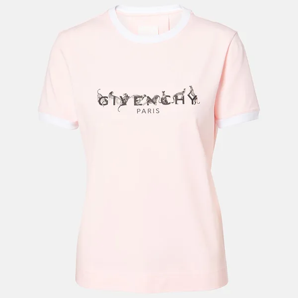 セール新作！【ジバンシィ コピー】リンガーコットン混ジャージーTシャツ 2色 gtv25191