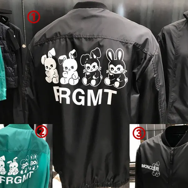 数量限定版！限定コラボ【モンクレール x FRGMT 偽物】FRGMT Ostriaボンバー☆2色 K109U1A00009M5238999