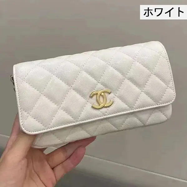 シャネル 長財布 フラップウォレット AP3976 B16267 10601