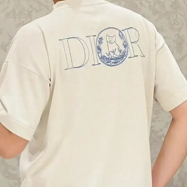 ディオール ロゴ入り コットン Tシャツ 583J696C0554