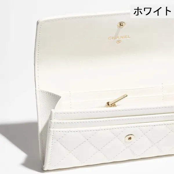 シャネル 長財布 フラップウォレット AP3976 B16267 10601
