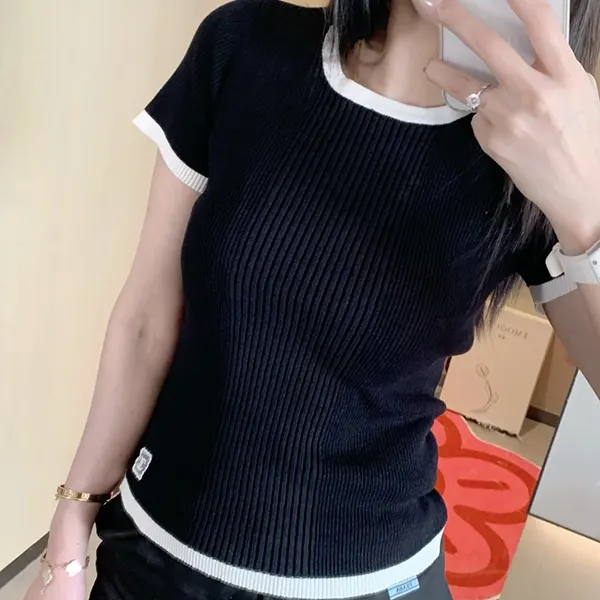 シャネル トップス Tシャツ CCロゴ P79495 K11480 NAEEL