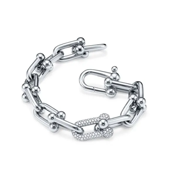 [N級品]新作限定ティファニー ハードウェア ラージ リンク ブレスレット 3色 60715157