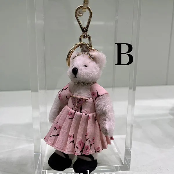 使い勝手の上手☆プラダ コピー メタルリング付 Teddy バッグチャーム 1TO050_2EVI_F0009