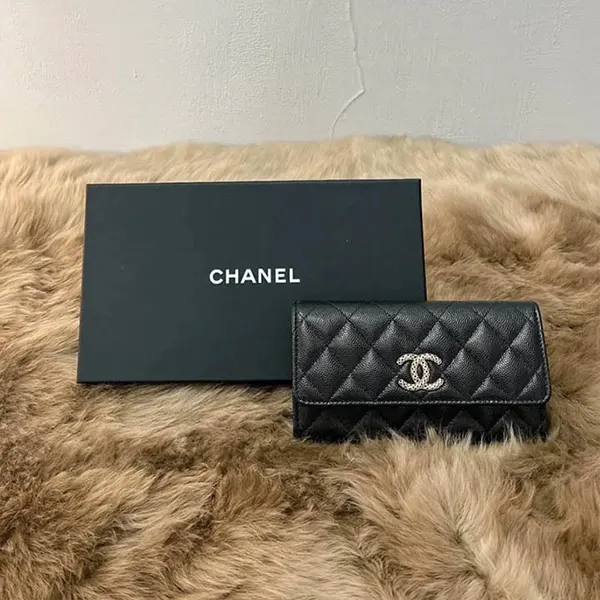 シャネル 長財布 フラップウォレット AP3976 B16267 10601