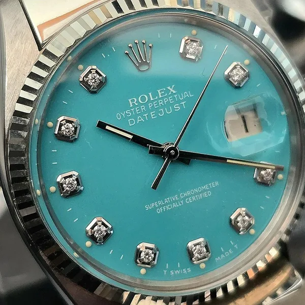 クロムハーツ ロレックス デイトジャスト コピー ダイヤモンド Ref16014