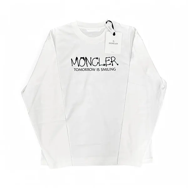 モンクレール グラフィティ ロゴ ロングスリーブ Tシャツ コピー ロンT K1091 8D00005 89AJS