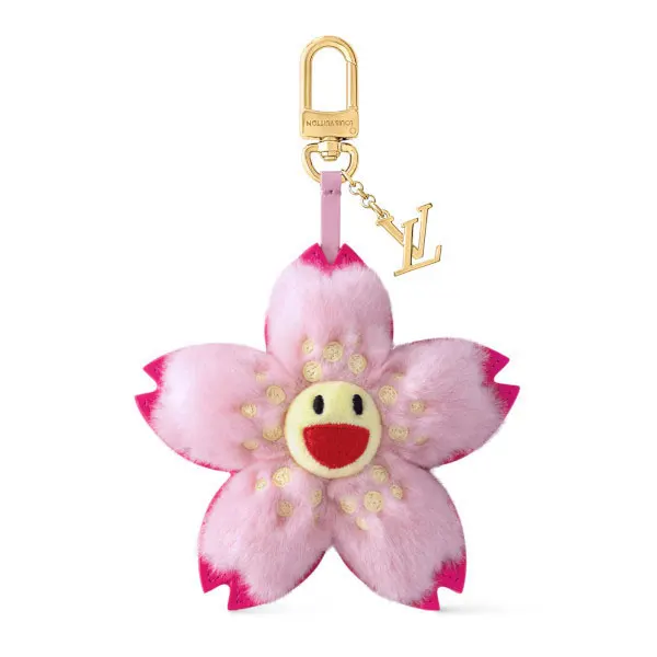 注目商品！ルイヴィトン 偽物 村上隆コラボ☆LV × TM キーホルダー・チェリーブロッサム M02485