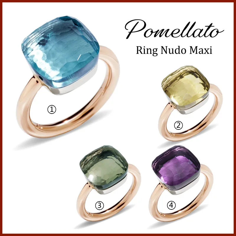 ポメラート N級品☆Ring Nudo Maxi☆リング☆ヌード・マキシ 4色 po0617