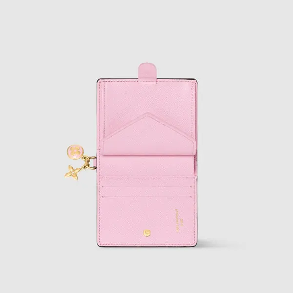 2025SS◆[N級品]ルイヴィトン コピー チャーム付き ポケットウォレット チャーム 折りたたみ財布 M14628
